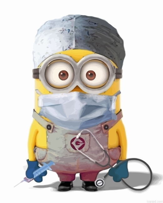 Minion Medico Painting By Numberss.png