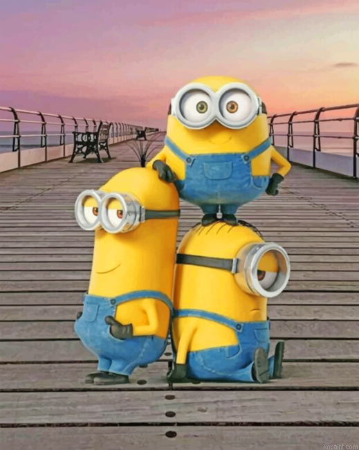 Minion Vacation Painting By Numberss.png