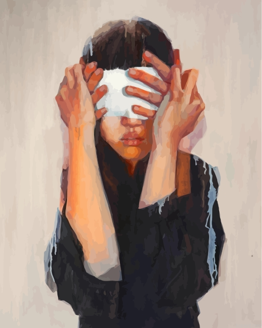 Miserable Girl Painting By Numberss.png