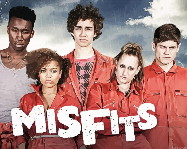 Misfits Serie Poster Painting By Numberss.png