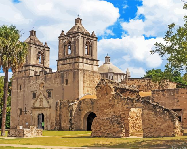 Mission Concepcion San Antonio Painting By Numberss.png