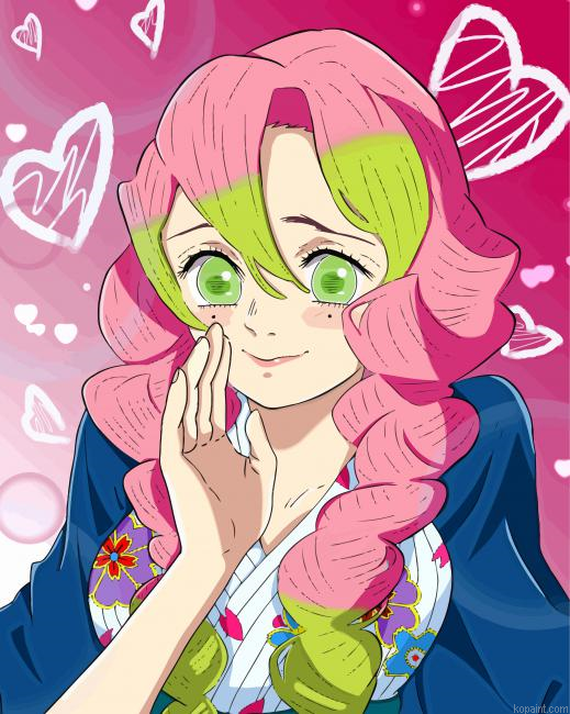 Mitsuri Kanroji Painting By Numberss.png