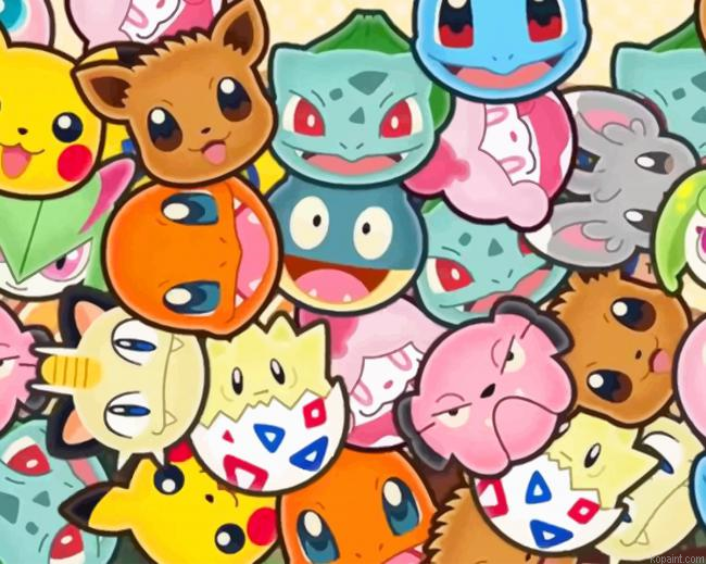 Mix All Pokemons New Painting By Numberss.png