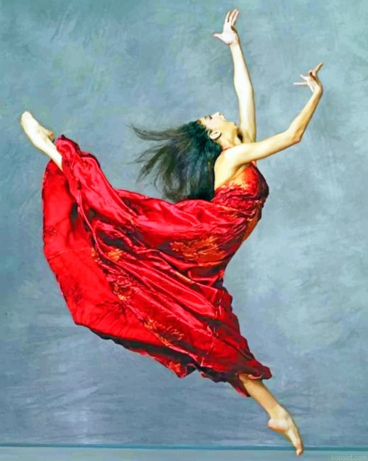 Modern Dancer Lady New Painting By Numberss.png