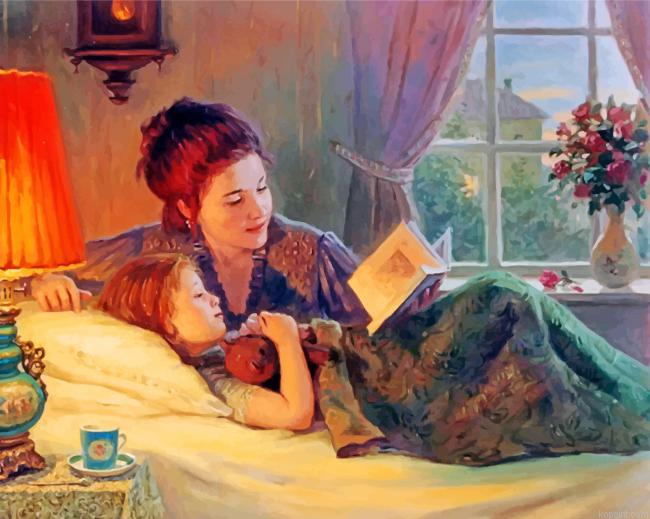 Mom And Daughter Painting By Numberss.png