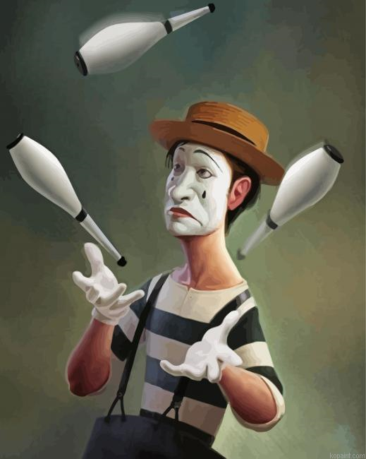 Mome Clown Painting By Numberss.png