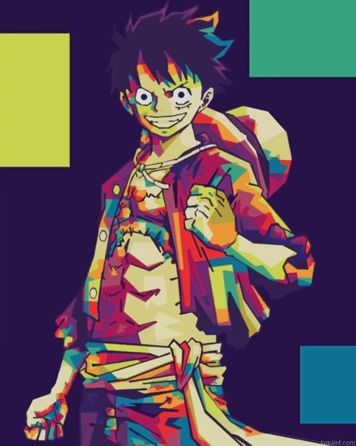 Monkey D Luffy New Painting By Numberss.png