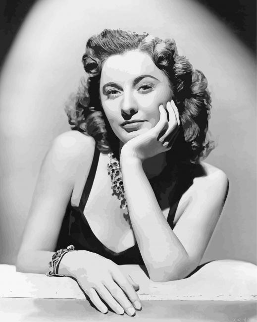 Monochrome Barbara Stanwyck Painting By Numberss.png
