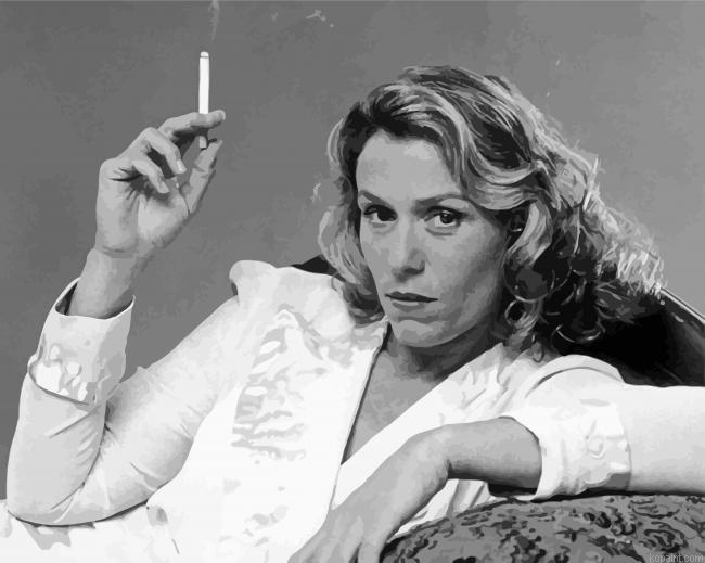 Monochrome Frances Mcdormand Painting By Numberss.png