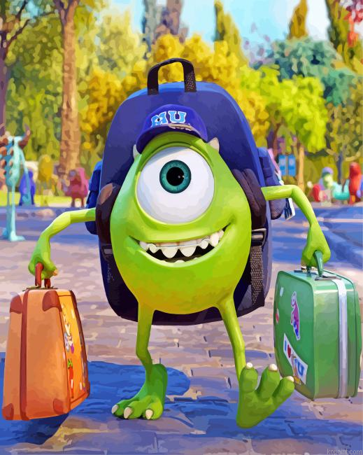 Monster Inc Cartoon Painting By Numberss.png