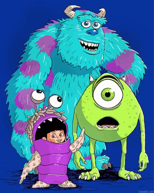Monster University Painting By Numberss.png