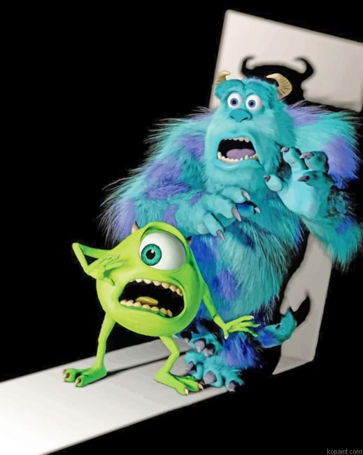 Monsters Inc Animation Painting By Numberss.png
