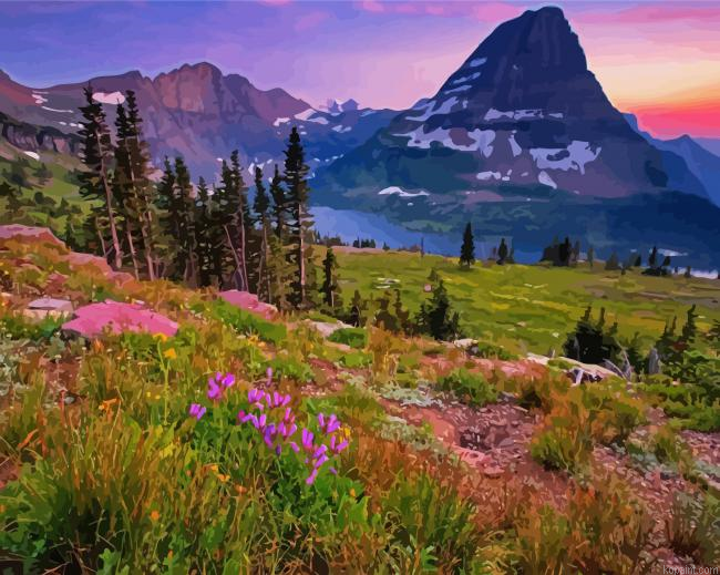 Montana Nature Scene Painting By Numberss.png