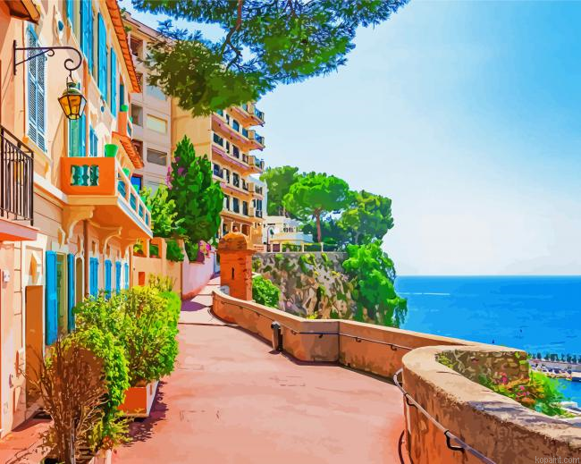 Monte Carlo Monaco Paint By Numbers