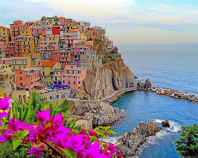 Monterosso Al Mare Italy New Painting By Numberss.png