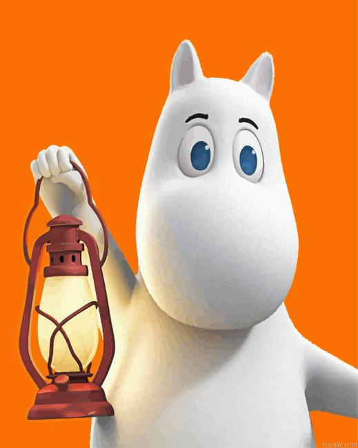 Moomintroll Painting By Numberss.png