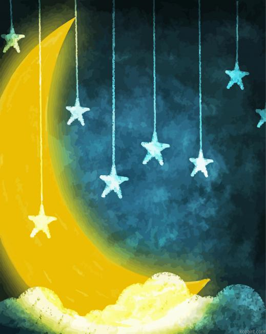 Moon And Stars Paint By Numbers.png