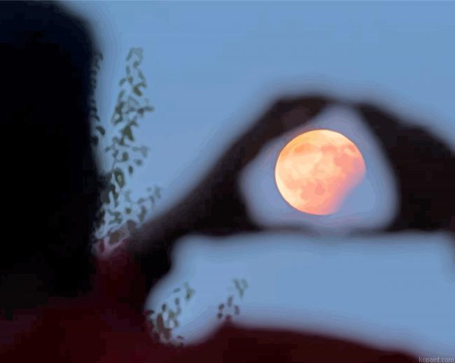 Moon Water Paint By Numbers