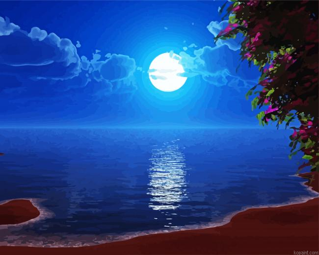 Moonlight Beach Painting By Numberss.png