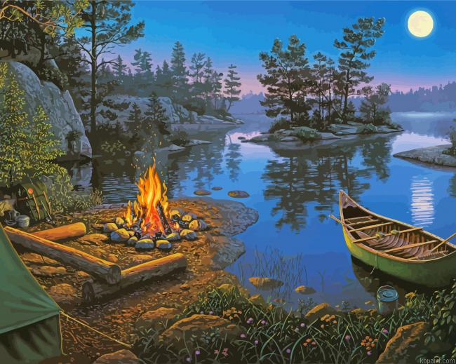 Moonlight Campfire Paint By Numbers.png