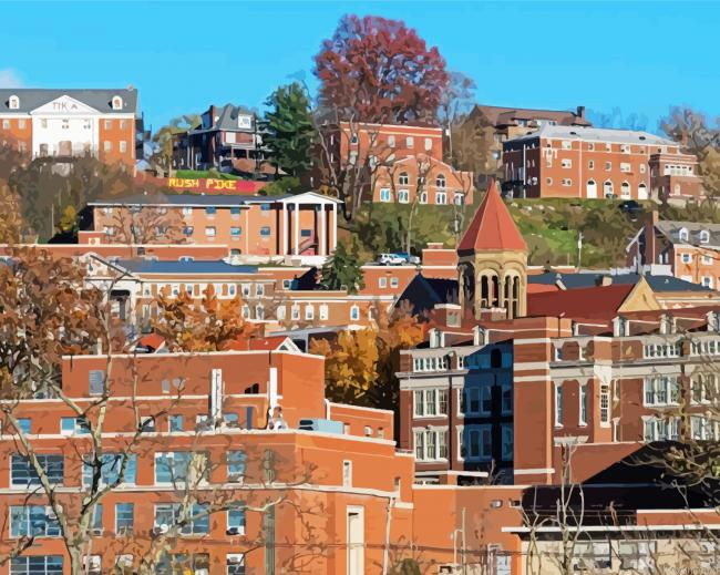 Morgantown Buildings Painting By Numberss.png
