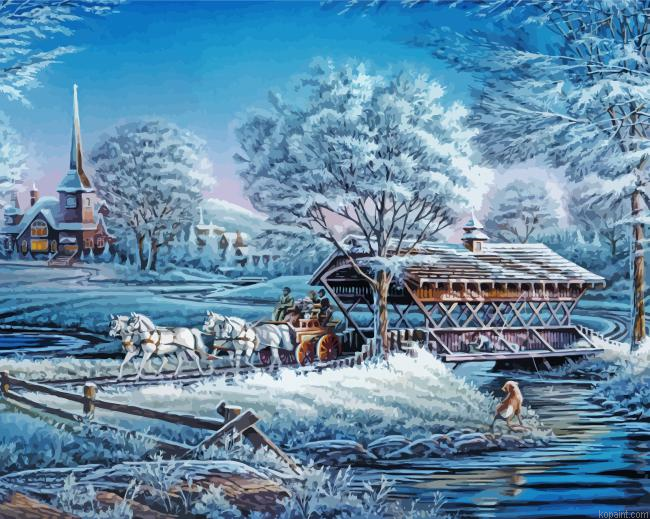 Morning Frost By Terry Redlin Painting By Numberss.png