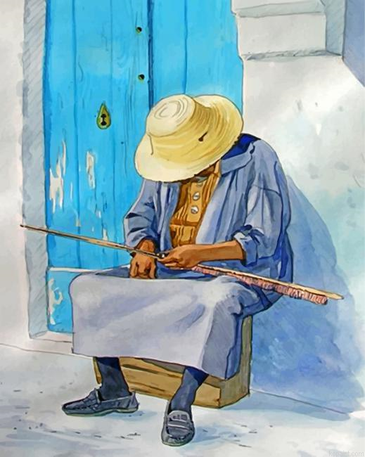 Moroccan Old Man Painting By Numberss.png