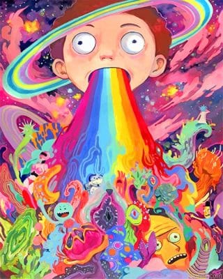 Morty Smith Rainbow New Painting By Numberss.png