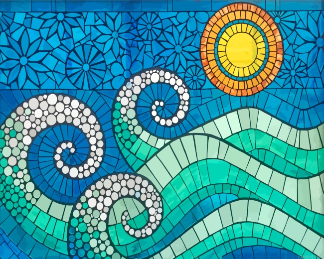 Mosaic Art Painting By Numberss.png