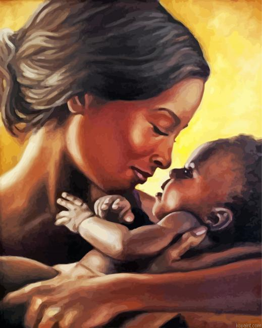 Mother And Son Paint By Numbers