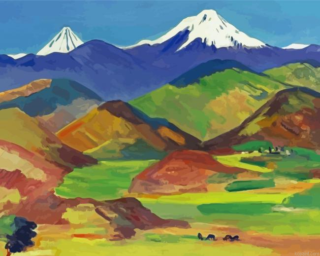 Mount Ararat By Saryan Painting By Numberss.png