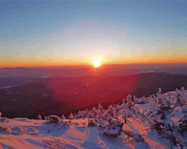Mount Major Sunrise Painting By Numberss.png