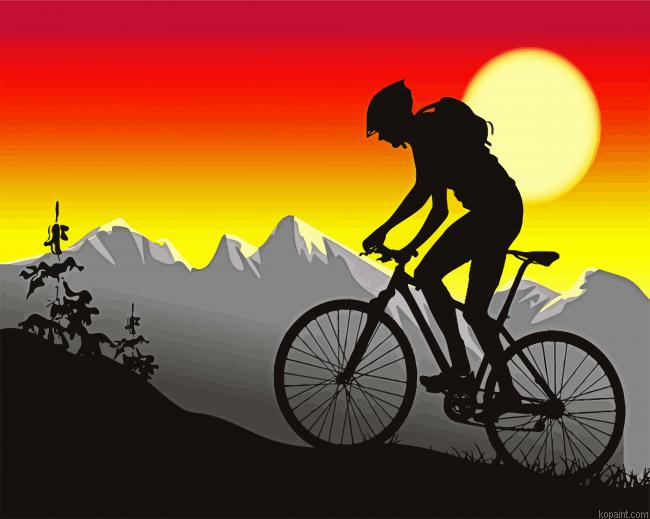 Mountain Biking Silhouette Paint By Numbers.png