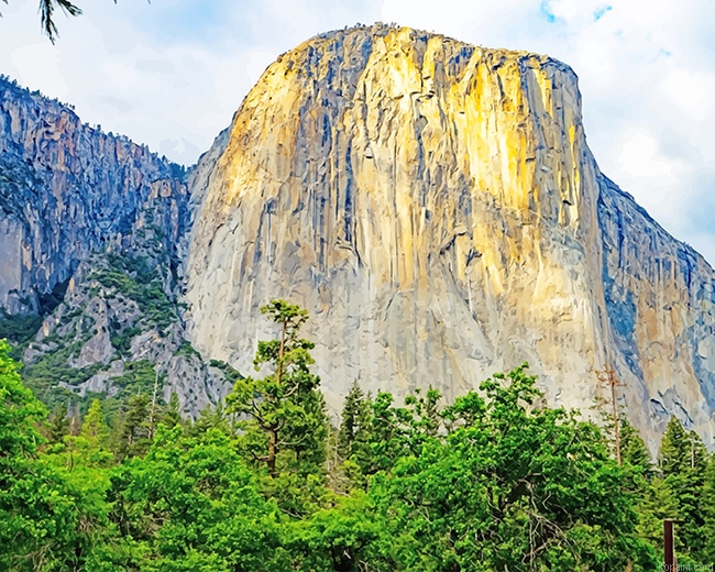 Mountain Yosemite California New Painting By Numberss.png