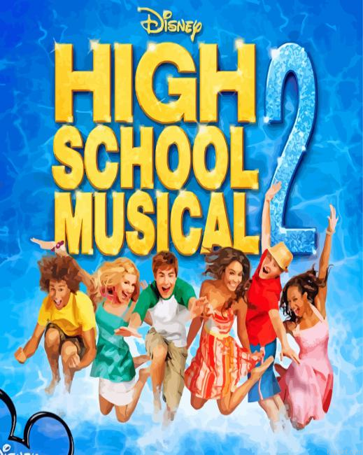 Movie Poster High School Musical Painting By Numberss.png