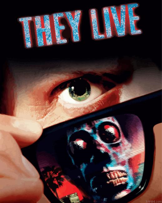 Movie Poster They Live Painting By Numberss.png
