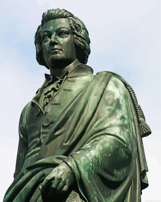 Mozart Statue Salzburg Austria Painting By Numberss.png