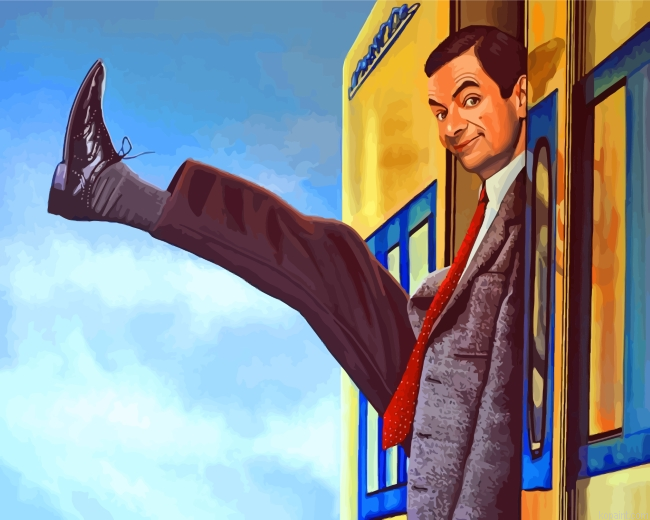 Mr Bean Painting By Numberss.png