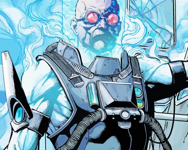 Mr Freeze Book Painting By Numberss.png