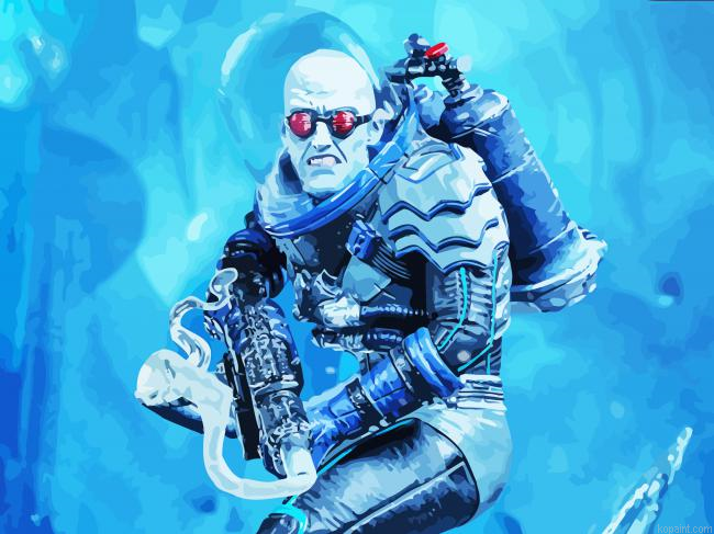 Mr Freeze Character Painting By Numberss.png