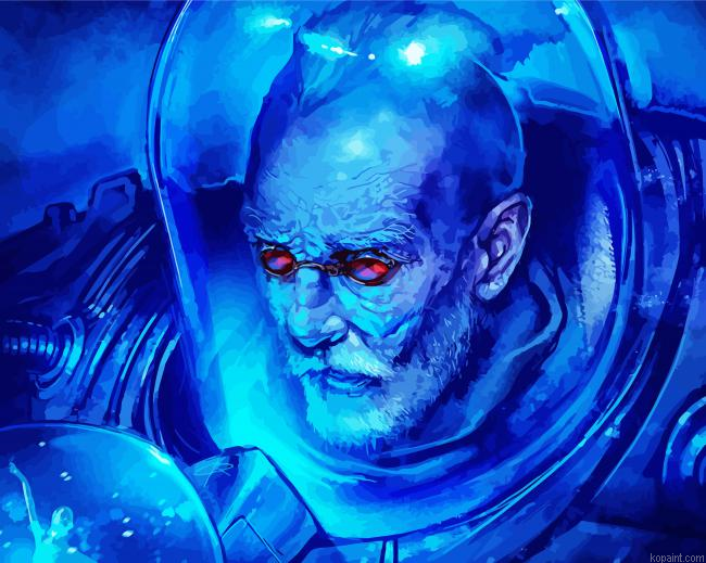 Mr Freeze Movie Painting By Numberss.png