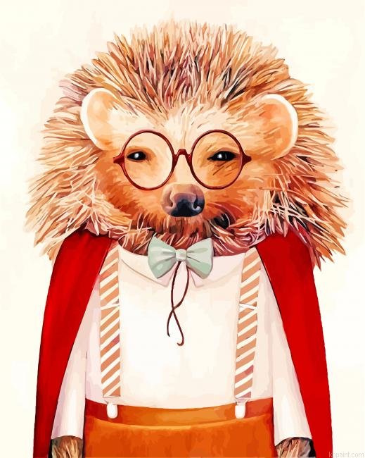 Mr Hedgehog Painting By Numberss.png