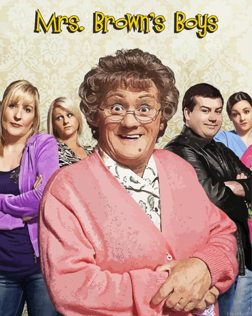 Mrs Browns Boys Painting By Numberss.png