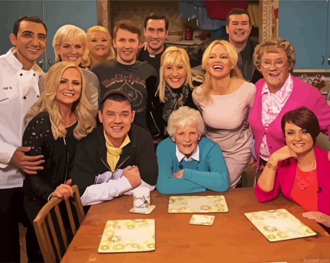 Mrs Browns Boys Sitcom Characters Painting By Numberss.png
