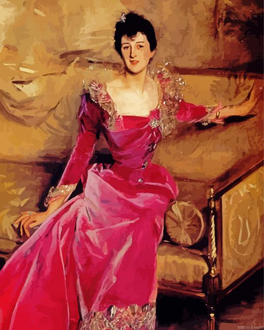 Mrs Hugh Hammersley By Sargent Painting By Numberss.png
