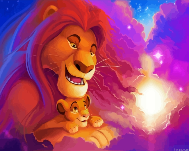 Mufasa And Simba Painting By Numberss.png