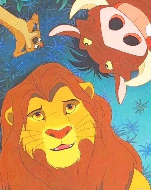 Mufasa And Timon And Pumbaa Painting By Numberss.png