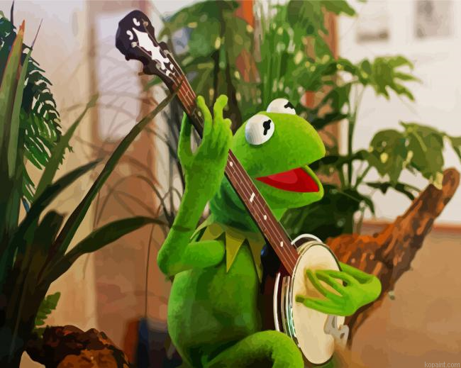 Muppet Kermit The Frog Paint By Numbers