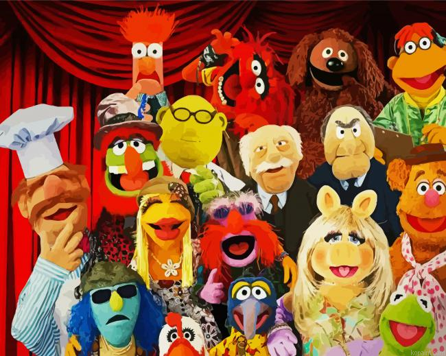 Muppets Characters Painting By Numberss.png