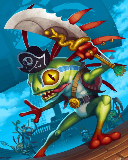 Murloc The Pirate Painting By Numberss.png